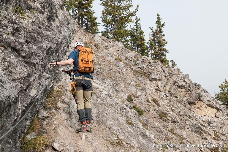 Banff Via Ferrata- Mt. Norquay's Thrilling Assisted Climbing Routes